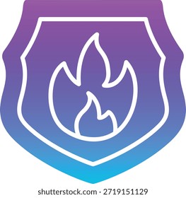 Ícone Vetor do Firefighter pode ser usado para web móvel e desenvolvimento de aplicativos