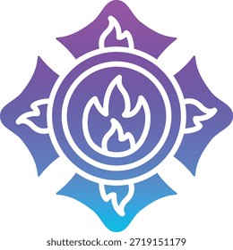 Ícone Vetor do Firefighter pode ser usado para web móvel e desenvolvimento de aplicativos