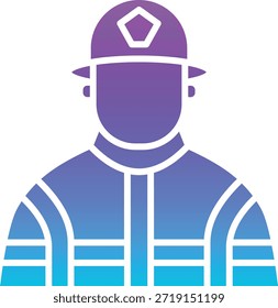Ícone Vetor do Firefighter pode ser usado para web móvel e desenvolvimento de aplicativos
