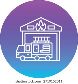 Ícones de vetores de bombeiro podem ser usados para web móvel e desenvolvimento de aplicativos