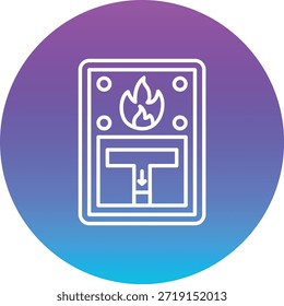 Ícones de vetores de bombeiro podem ser usados para web móvel e desenvolvimento de aplicativos