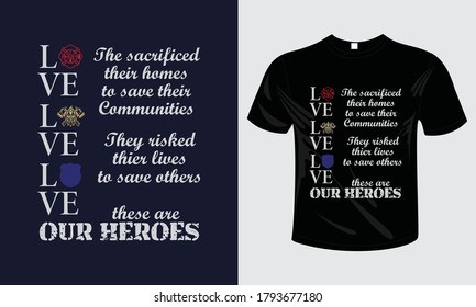 I'm a firefighter volunteer t shirt vector & illustration design.Fire fighter t shirt design