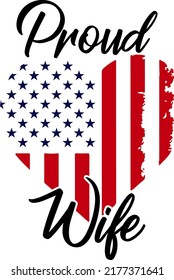 Firefighter Wife Thin Red Line Vector, background