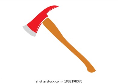 firefighter's ax logo or icon