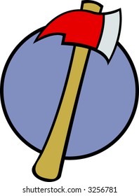 firefighters emergency axe