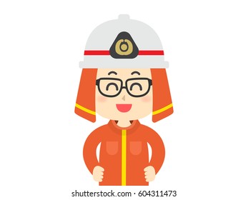 Firefighter's illustration