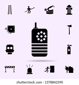 firefighter's patrol icon. Fireman icons universal set for web and mobile