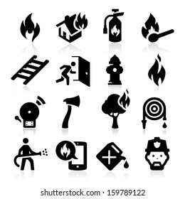 Firefighting icons