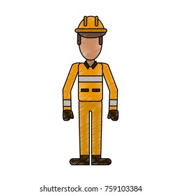 Firefigther avatar full body