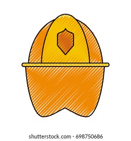 Firefigther helmet cartoon