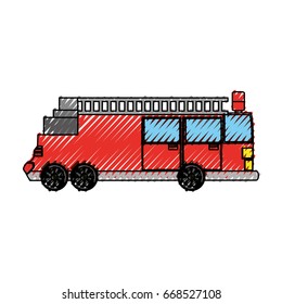 Firefigther truck vehicle