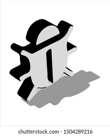 fireflies icon symbol isometric - Vector