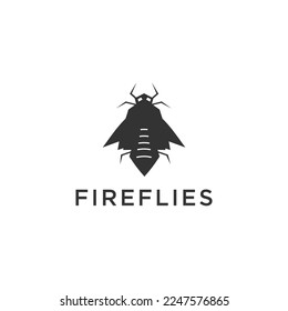 Fireflies logo design inspiration Vector Design Templat