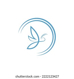 Icono de la luciérnaga vectorial