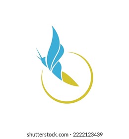 Fireflies logo icon illustration vector