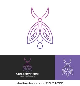 fireflies minimal logo perfect for branding visual identity and business