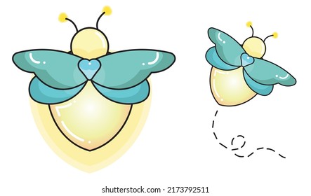 firefly - cute firefly icon - bright fireflies - firefly glow