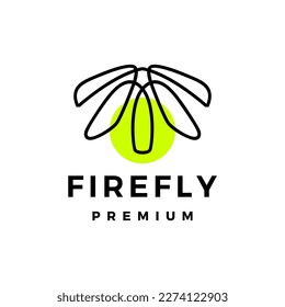 Firefly fire fly Logo Vector Icon Illustration