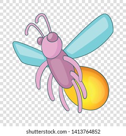 Firefly icon. Cartoon illustration of firefly vector icon for web design