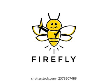 Firefly icon logo vector design