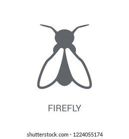Firefly icon. Trendy Firefly logo concept on white background from animals collection. Suitable for use on web apps, mobile apps and print media.