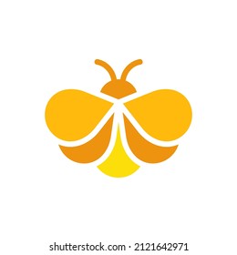 Firefly logo design icon vector