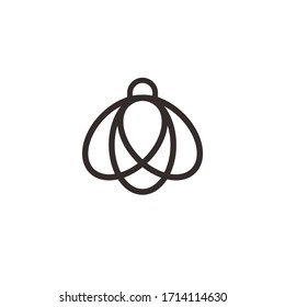 firefly logo icon - vector illustration