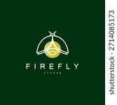 firefly logo illustration design icon vector