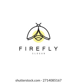 firefly logo illustration design icon vector