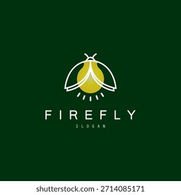 firefly logo illustration design icon vector