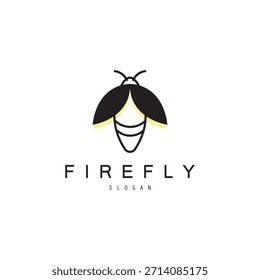 Icono de diseño de ilustración de logotipo de Firefly Vector