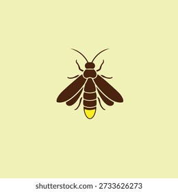 Firefly logo vector icon silhouette illustration.