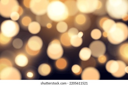 Luminoso bokeh de lujo suave luz de fondo abstracto, Vector eps 10 ilustración de partículas de bokeh, decoración de fondo