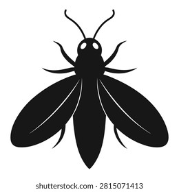 firefly outline icon  vector on white background 
