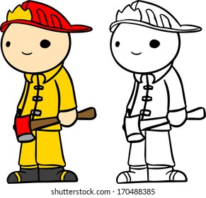 Fireman with an Axe