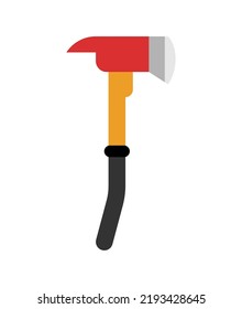 Fireman Axe Isolated Firefighter Axe Vector Stock Vector (Royalty Free ...