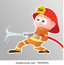 Fireman character