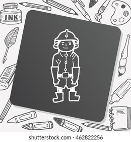 fireman doodle