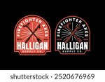 fireman halligan bar, claw axe retro badge logo design for fireman, survivor, rescuer and journey. crowbar, claw ax, handspike emblem logo collection for wanderlust and firefighter 