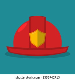 fireman helmet icon vector illustration