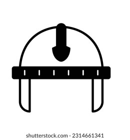 Fireman Helm Vector Icon leicht zu ändern

