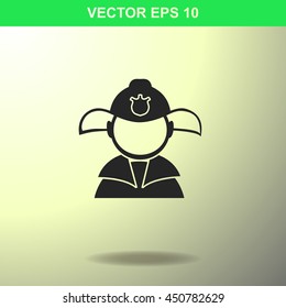 Fireman icon. Illustration for business.