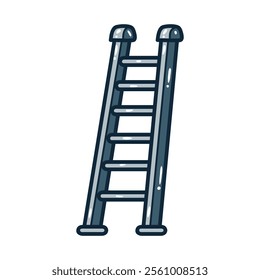 Fireman ladder element vector illustration