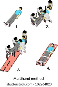 fireman lift method cervical spine transfer
