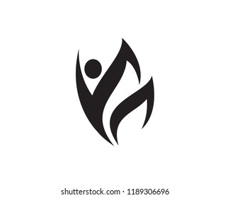 Fireman Logo Symbol Template Design Vector, Emblem, Design Concept, Creative Symbol, Icon