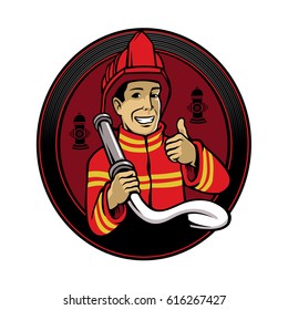 Fireman Mascot