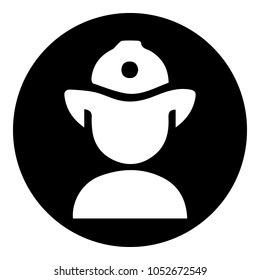 fireman symbol  icon