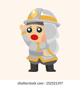 fireman theme elements