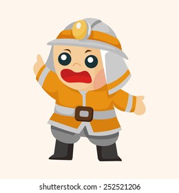 fireman theme elements