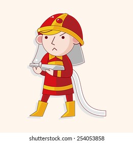 fireman theme elements